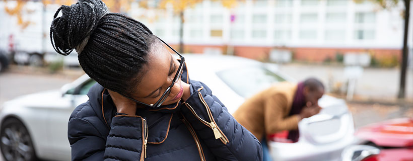 auto accident injury patient in need of pinched nerve treatment in Commack