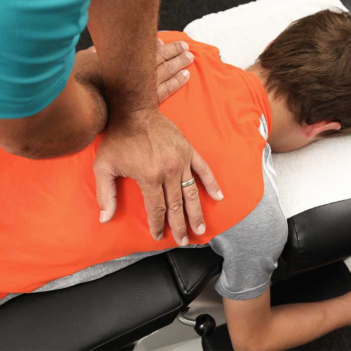 drop table technique for auto accident chiropractic treatment in Commack